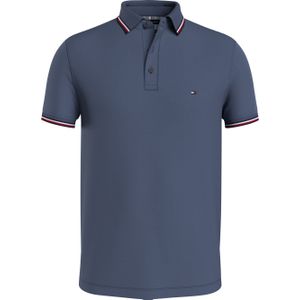 Tommy Hilfiger 1985 Rwb Tipped Slim Polo, heren poloshirt, jeansblauw