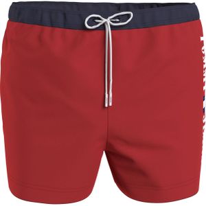 Tommy Hilfiger Short Drawstring swimshort, heren zwembroek, donkerrood