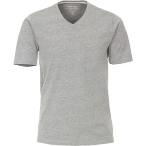 Redmond regular fit T-shirt, korte mouw V-hals, grijs -  Maat: S