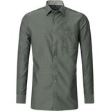 CASA MODA comfort fit overhemd, structuur, groen