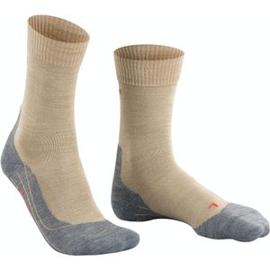 FALKE TK5 Wander dames trekking sokken, beige melange (nature melange) -  Maat: 35-36