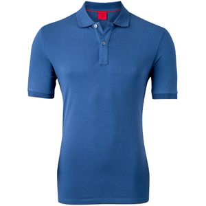 OLYMP Level 5 body fit poloshirt, stretch, rookblauw