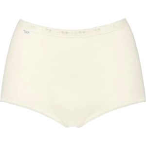Sloggi - Basic+ Maxi - Dames Slip - Lichtgeel - Katoen/Lycra