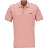 Heren Lacoste Klassiek Fit L.12.12 Marl Poloshirt in Roze