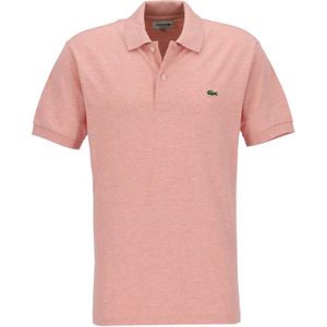 Men's Lacoste Classic Fit L.12.12 Marl Polo Shirt in Pink