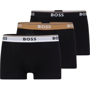 HUGO BOSS Power trunks (3-pack), heren boxers kort, zwart -  Maat: XL