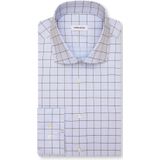 Seidensticker slim fit overhemd, popeline, blauw geruit