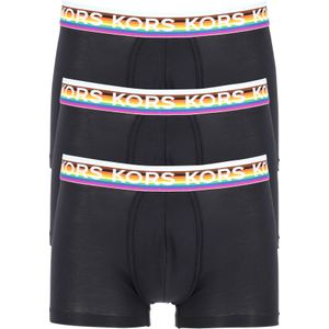 Michael Kors lage heren boxers kort (3-pack), zwart -  Maat: S