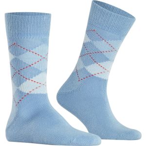 Burlington Preston herensokken, blauw (light blue)