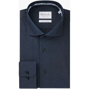 Michaelis slim fit heren overhemd, twill, royal blauw