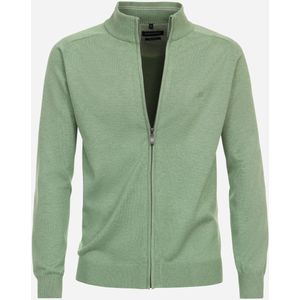 CASA MODA comfort fit vest, groen -  Maat: 6XL