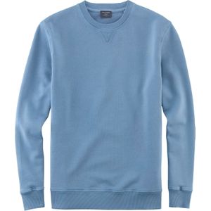 OLYMP modern fit sweatshirt katoen, rookblauw
