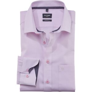 OLYMP Luxor modern fit overhemd, popeline, roze