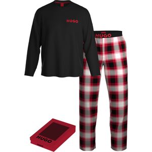 HUGO - Long Set - Lounge Set - Roze - Met Rits en Boorden