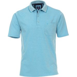 Redmond regular fit poloshirt, turquoise melange