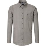 CASA MODA - Multicolor Fantasie - Overhemd - Groen - Strijkvriendelijk - Boordmaat: 39 - 40