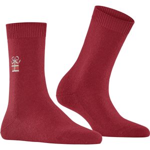 FALKE Cosy Wool X-Mas Gift damessokken, rood (scarlet) -  Maat: 39-42