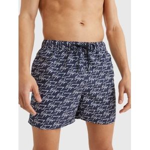Tommy Hilfiger Medium Drawstring swimshort, heren zwembroek, blauw dessin