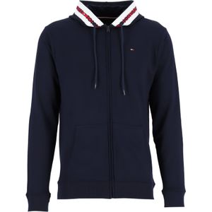 Tommy Hilfiger Nature Tech hoodie sweatvest, heren vest met capuchon, middeldik, blauw -  Maat: L