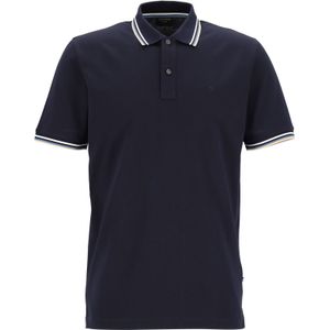 OLYMP Polo Casual, modern fit polo, marine blauw -  Maat: S