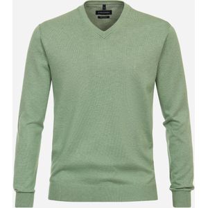 CASA MODA comfort fit trui, groen -  Maat: 4XL