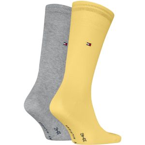 Tommy Hilfiger Sock Classic (2-pack), heren sokken, geel
