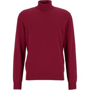 Redmond heren coltrui katoen, bordeaux rood -  Maat: 4XL