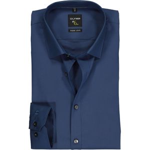 OLYMP No. Six super slim fit overhemd, blauw 39