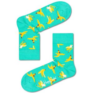 Happy Socks Banana Break 1/2 Crew Sock, hoge unisex enkelsokken
