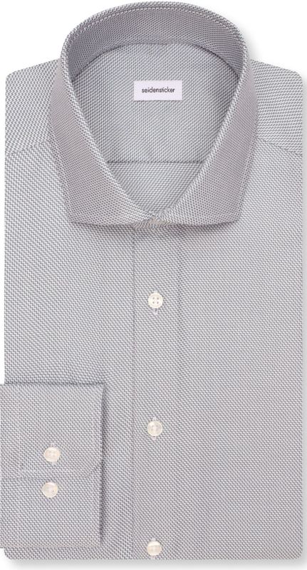 Seidensticker slim fit overhemd, structuur, groen