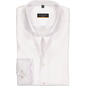 ETERNA slim fit overhemd, mouwlengte 72 cm, niet doorschijnend twill heren overhemd, wit 46
