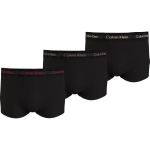 Calvin Klein Trunk (3-pack), heren boxers normale lengte, zwart -  Maat: XL