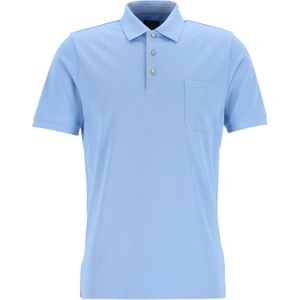 OLYMP Polo Casual, modern fit polo, active dry, lichtblauw