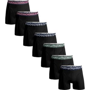 Muchachomalo boxershorts, heren boxers normale lengte (7-pack), 7-pack Solid -  Maat: XL