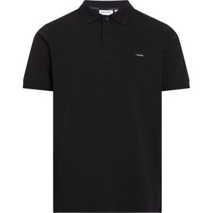 Calvin Klein Thermo Tech Pique Slim Polo, heren poloshirt, zwart - Maat: S