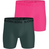 Björn Borg - Sports Microfiber Boxer - Zwart - Gerecycled Polyester - 2-Pack