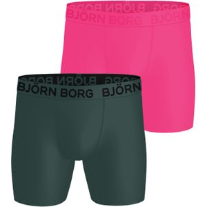 Björn Borg - Sports Microfiber Boxer - Zwart - Gerecycled Polyester - 2-Pack
