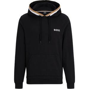 BOSS Iconic hoodie, heren lounge trui met capuchon, zwart