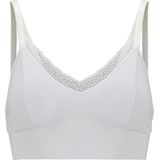FALKE dames bustier Daily Lace, bralette, wit (white)
