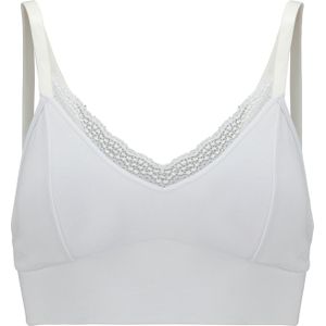 FALKE dames bustier Daily Lace, bralette, wit (white)