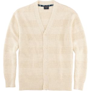 OLYMP Casual modern fit vest katoen, gebroken wit