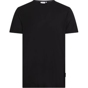 Calvin Klein Fluid Lightweight T-shirt, heren T-shirt korte mouw O-hals, zwart -  Maat: M