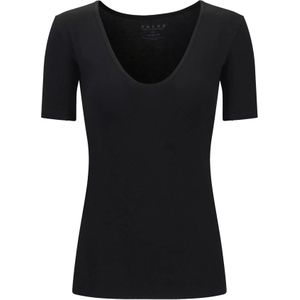 FALKE - Daily Climate Control - Sneldrogend Katoen Top - Zwart