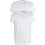 ALAN RED T-shirts Derby extra lang (2-pack), O-hals, wit -  Maat: S