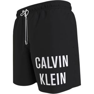 Calvin Klein Medium Drawstring swimshort, heren zwembroek, zwart -  Maat: M
