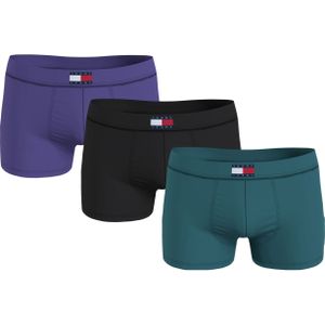 Tommy Hilfiger trunk (3-pack), heren boxers normale lengte, petrol, antraciet, zwart