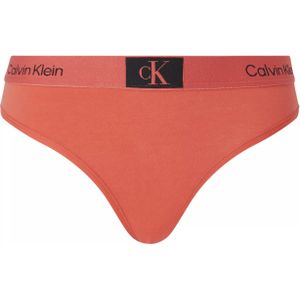 Calvin Klein dames modern thong (1-pack), string, rood -  Maat: XL