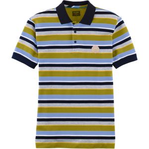 OLYMP Casual modern fit polo, marineblauw -  Maat: M