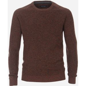 CASA MODA - Comfort Fit - Trui - Oranje met Blauw Melange