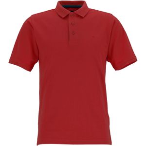 Redmond modern fit poloshirt, rood (zwart contrast)